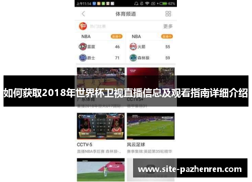 如何获取2018年世界杯卫视直播信息及观看指南详细介绍 如何获取2018年世界杯卫视直播信息及观看指南详细介绍